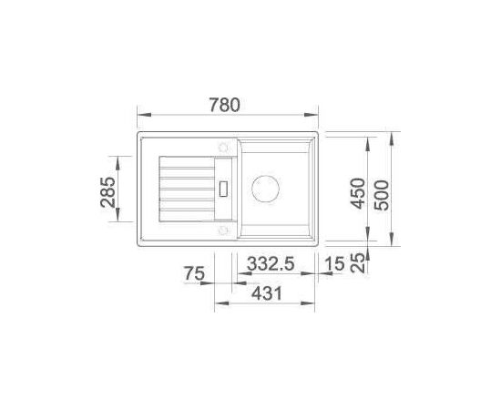 Кухонная мойка Blanco ZIA 45 S черный 526013_, изображение 4