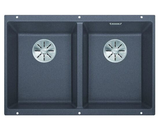 Кухонная мойка Blanco Subline 350/350-U темная скала 523575_