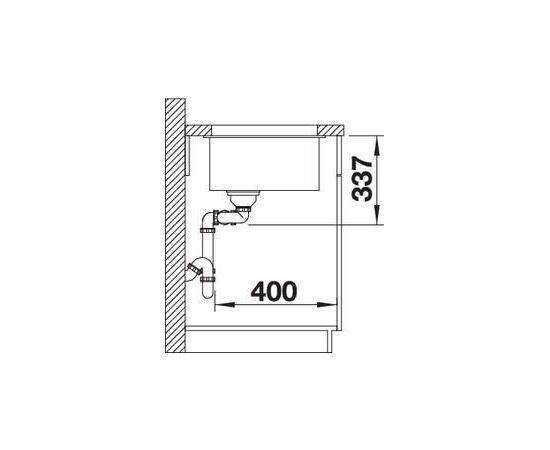 Кухонная мойка Blanco SUBLINE 480/320-U серый беж 523591_, изображение 5