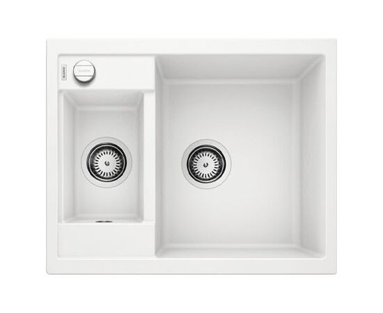 Кухонная мойка Blanco Metra 6 белый 516157 клапан-автомат_