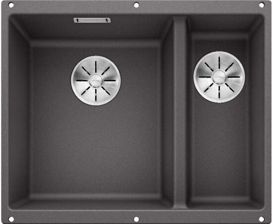 Кухонная мойка Blanco Subline 340/160-U чаша слева темная скала_