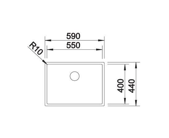 Кухонная мойка Blanco Claron 550-U 521579_, изображение 5