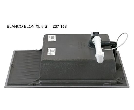 Кухонная мойка Blanco Elon XL 8 S антрацит 524860_, изображение 6