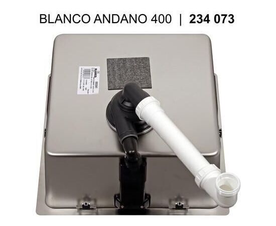 Кухонная мойка Blanco Andano 400 -IF 522957 нержавеющая сталь_, изображение 5