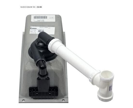 Кухонная мойка Blanco Subline 160-U белый 523400 стоп-вентиль_, изображение 3