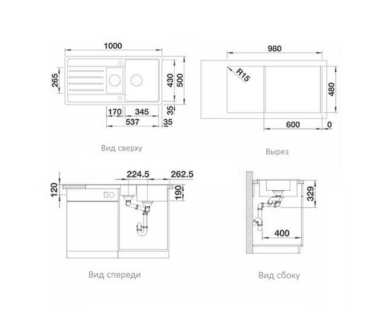 Кухонная мойка Blanco LEGRA 6 S черный 526086_, изображение 2