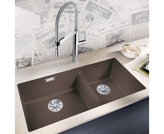 Кухонная мойка Blanco SUBLINE 480/320-U кофе 523593_, изображение 3