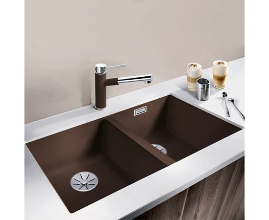 Кухонная мойка Blanco Subline 350/350-U серый беж 523581_, изображение 2