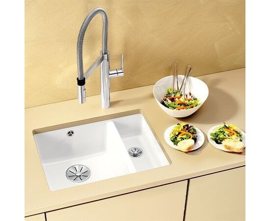 Кухонная мойка Blanco SUBLINE 350/150-U керамика глянцевый белый 523741_, изображение 3