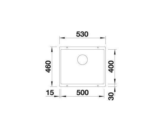 Кухонная мойка Blanco ROTAN 500-U SILGRANIT мягкий-белый 527146_, изображение 4