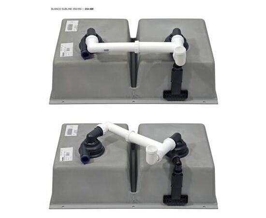 Кухонная мойка Blanco Subline 350/350-U черный_, изображение 2