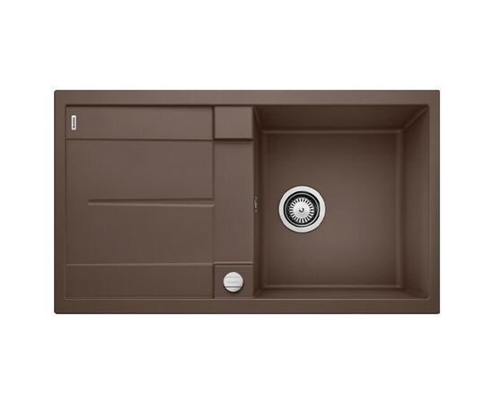 Кухонная мойка Blanco METRA 5 S кофе 515041 клапан- автомат_
