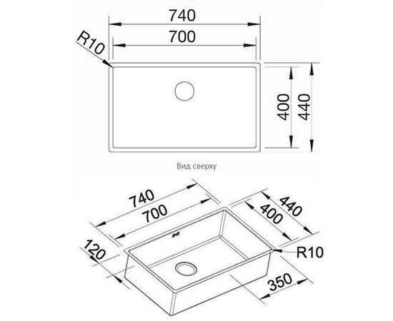 Кухонная мойка Blanco CLARON 700-U нержавеющая сталь зеркальная полировка 521581_, изображение 2