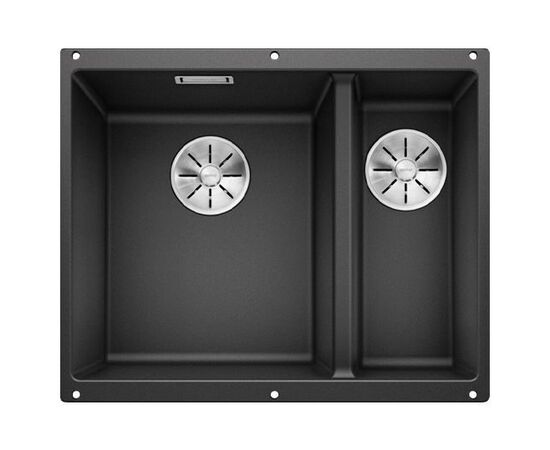 Кухонная мойка Blanco SUBLINE 340/160-U антрацит левая 523548_