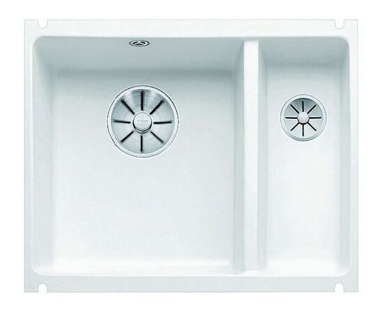 Кухонная мойка Blanco SUBLINE 350/150-U керамика глянцевый белый 523741_