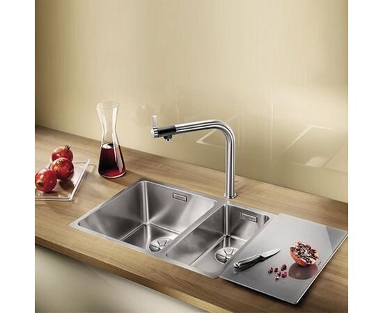 Кухонная мойка Blanco ANDANO 340/180- IF левая 522975 нержавеющая сталь_, изображение 3