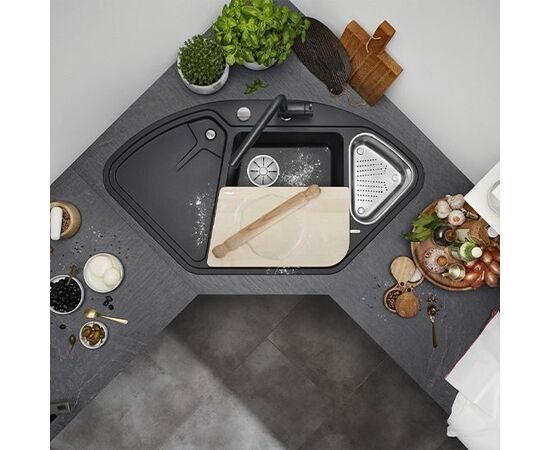 Кухонная мойка Blanco DELTA II черный 525867_, изображение 2