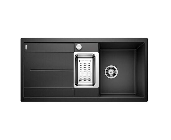 Кухонная мойка Blanco Metra 6 S антрацит 513053 клапан-автомат_