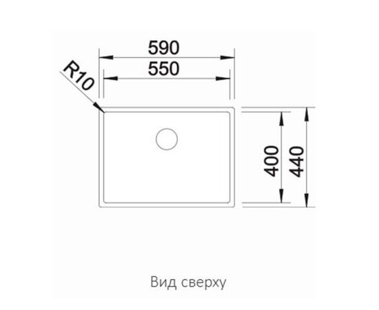 Кухонная мойка Blanco Claron 550-IF/N 521578 нержавеющая сталь_, изображение 2