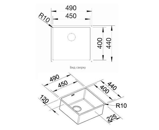 Кухонная мойка Blanco CLARON 450-U зеркальная полировка 521575_, изображение 5