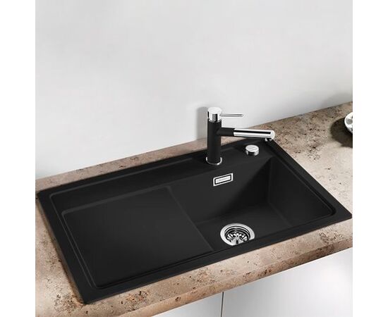 Кухонная мойка Blanco ZENAR 45 S правое крыло 526037 черная_, изображение 3
