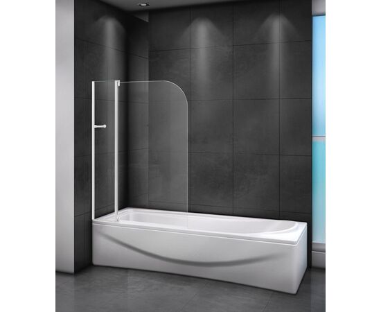 Шторка на ванну CEZARES RELAX-V-11-100/140-C-Bi_