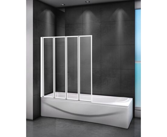 Шторка на ванну CEZARES RELAX-V-4-100/140-C-Bi_