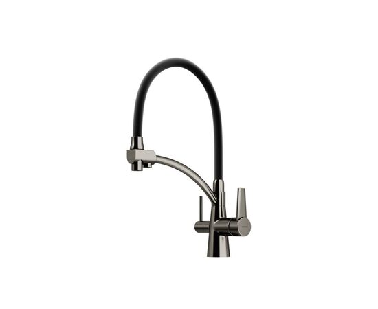 Смеситель для кухни Sancos Eri вороненая сталь PVD покрытие SC4001GG_
