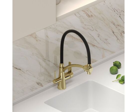 Смеситель для кухни Sancos Eri полированное золото PVD покрытие SC4001ZG_, изображение 10
