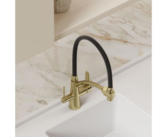 Смеситель для кухни Sancos Eri полированное золото PVD покрытие SC4001ZG_, изображение 14