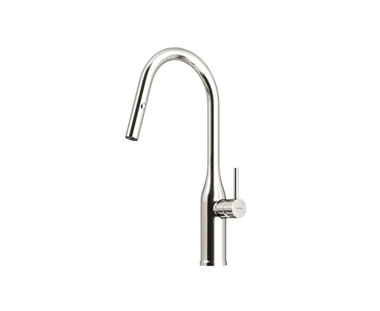 Смеситель для кухни Sancos Grand с вытяжным изливом нержавеющая сталь SC4002BNG_