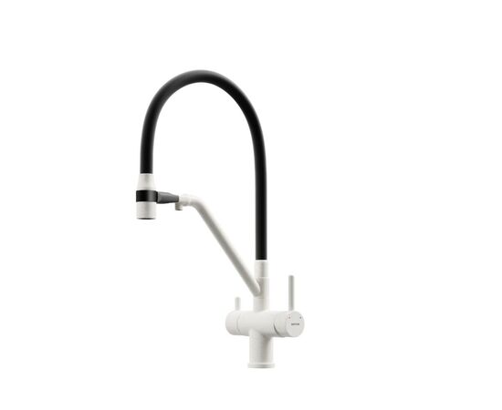 Смеситель для кухни Sancos Dora белый гранит SC4003GR_