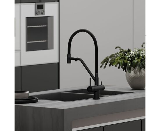Смеситель для кухни Sancos Dora матовый черный SC4003MB_, изображение 6