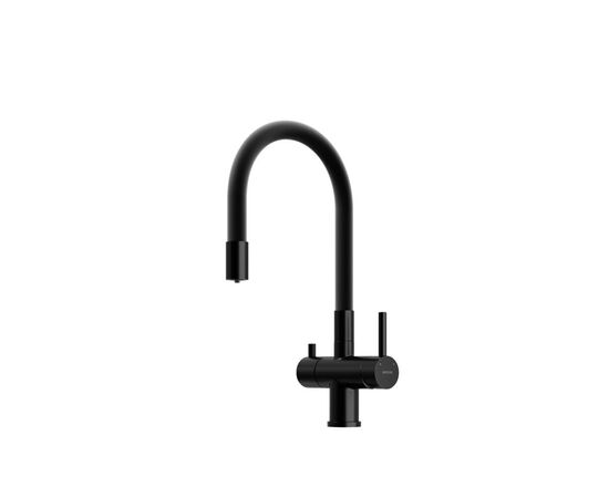 Смеситель для кухни Sancos Lucia матовый черный SC4004MB_