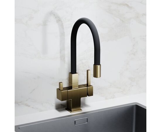 Смеситель для кухни Sancos Arno брашированное золото PVD покрытие SC4005BG_, изображение 18