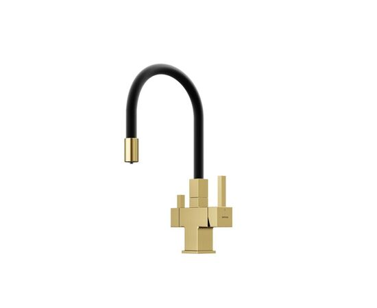 Смеситель для кухни Sancos Arno брашированное золото PVD покрытие SC4005BG_