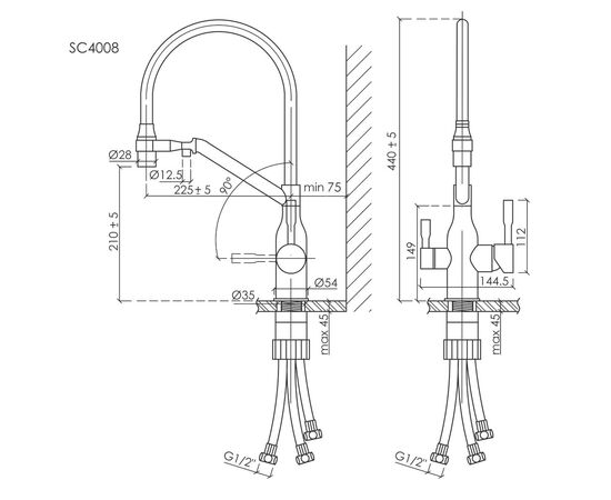 Смеситель для кухни Sancos Orta хром SC4008CH_, изображение 26