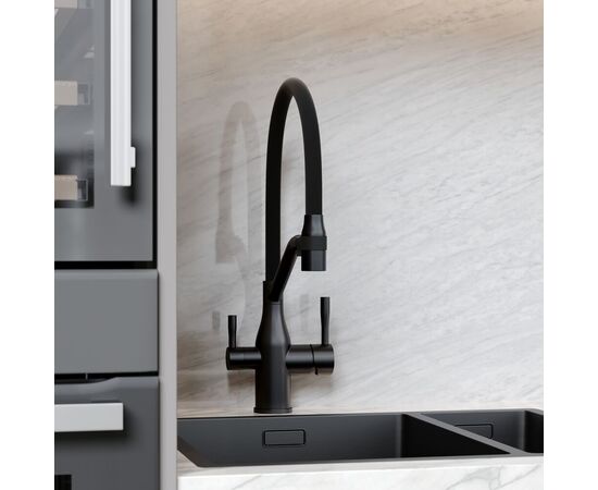 Смеситель для кухни Sancos Orta матовый черный SC4008MB_, изображение 18
