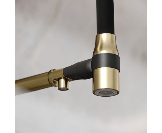 Смеситель для кухни Sancos Garda брашированное золото PVD покрытие SC4009BG_, изображение 10