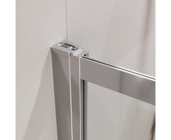 Душевая шторка на ванну с фиксированным креплением одной створки CEZARES SLIDER-FIX-VF-11-90/150-C-Cr, Профиль: Хром_, изображение 9