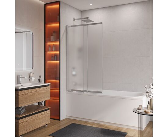 Душевая шторка на ванну CEZARES SLIDER-VF-11-90/150-P-Cr_, изображение 2