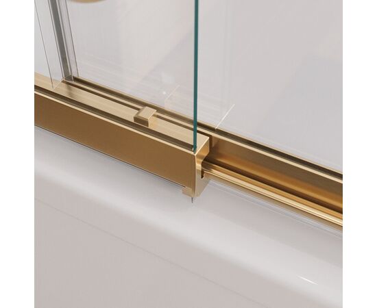 Душевая шторка на ванну CEZARES SLIDER-VF-11-90/150-C-BORO, Профиль: Брашированное золото_, изображение 5