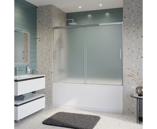 Душевая шторка на ванну CEZARES TANDEM-SOFT-VF-2-170/145-P-Cr_, изображение 2