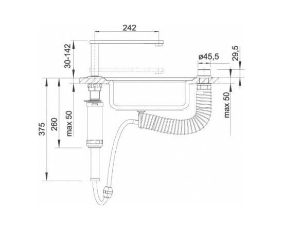 Смеситель для кухни Blanco Eloscope-F II хром 516672 установка перед окном_, изображение 14