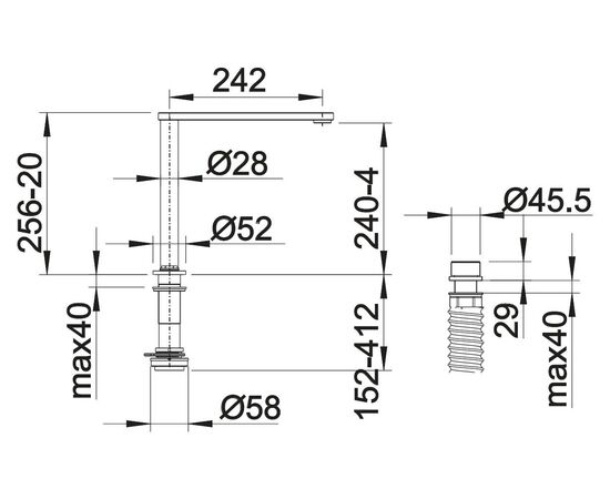 Смеситель для кухни Blanco Eloscope-F II хром 516672 установка перед окном_, изображение 16