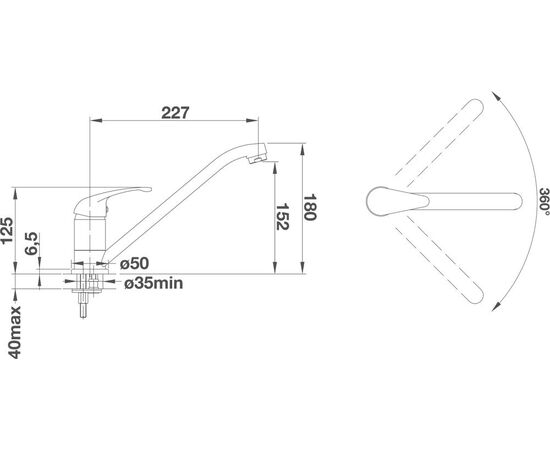 Смеситель Blanco DARAS 526233 черный_, изображение 4