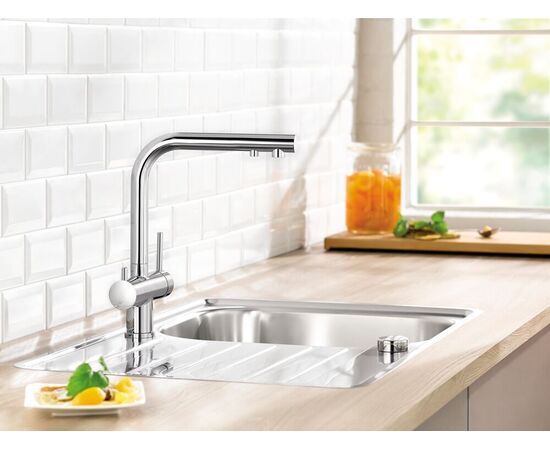 Смеситель для кухни Blanco FONTAS II хром 525137 с подключением фильтра_, изображение 4