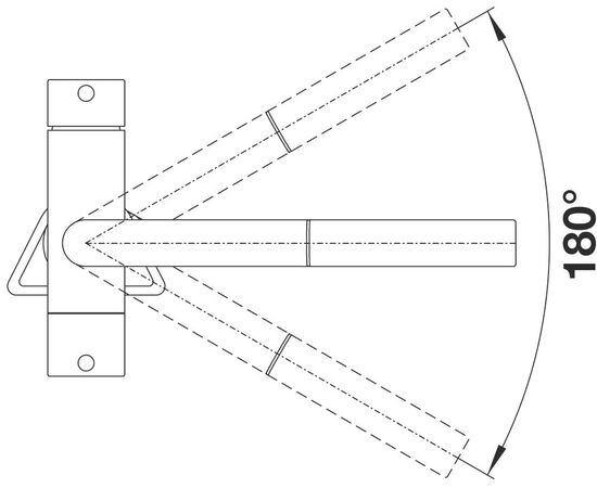 Смеситель для кухни Blanco FONTAS-S II черный 526158 с подключением фильтра и выдвижной лейкой_, изображение 2
