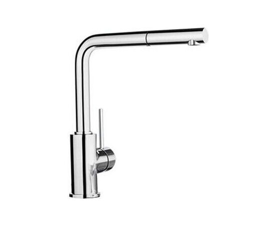 Смеситель для кухни Blanco Mila-S хром 524214 с выдвижной лейкой_