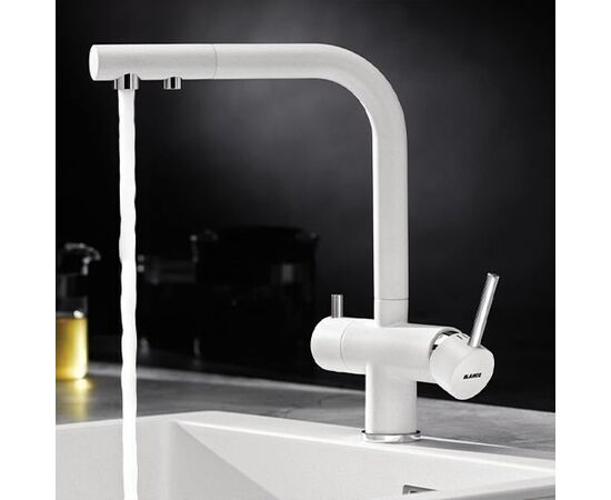 Смеситель для кухни Blanco FONTAS II 525141 белый с подключением фильтра_, изображение 4